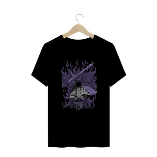 Camisa T-shirt Plus Size - Sasuke ( Naruto)