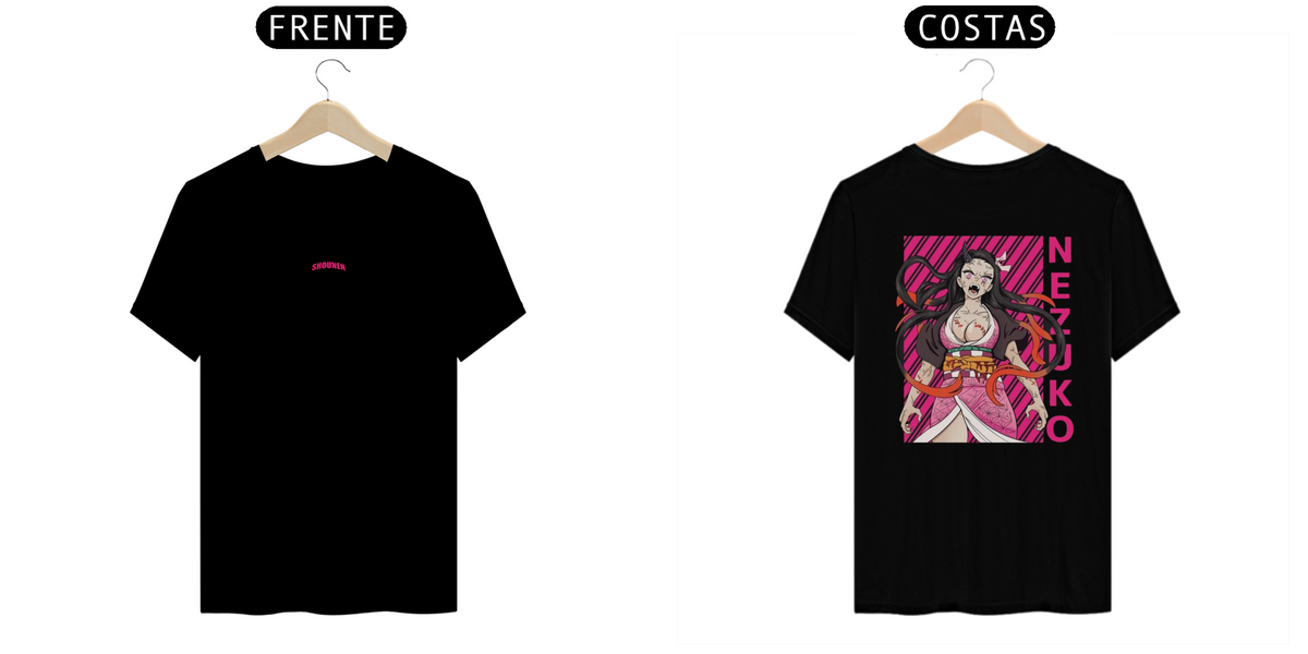 Nome do produto: Camisa T-shirt Premiun - Nezuko (Kimetsu No Yaiba)