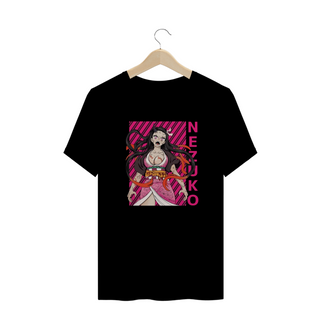 Camisa T-shirt Plus Size - Nezuko ( Kimetsu no yaiba)