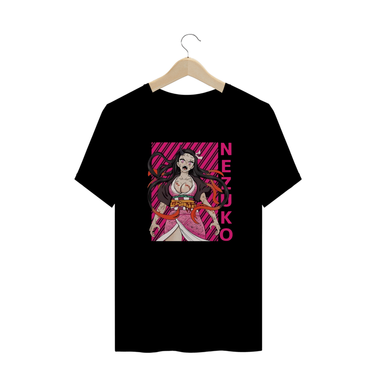 Nome do produto: Camisa T-shirt Plus Size - Nezuko ( Kimetsu no yaiba)