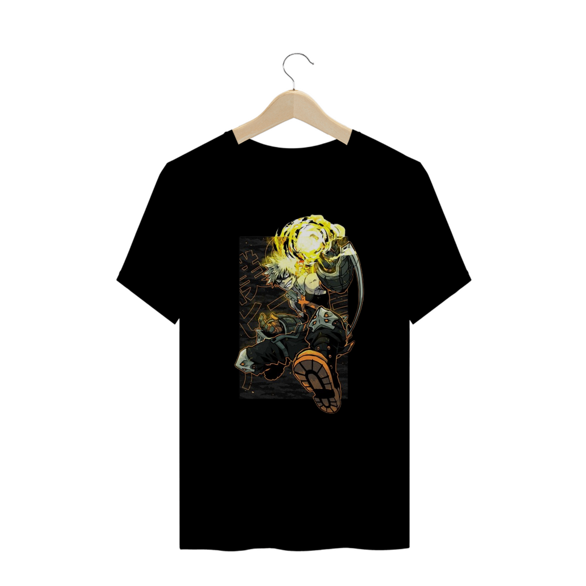 Nome do produto: Camisa T-shirt Plus Size - Bakugo (My Hero Academia)