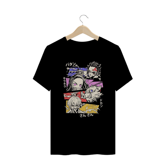 Camisa T-shirt Plus Size -  Kimetsu no Yaiba