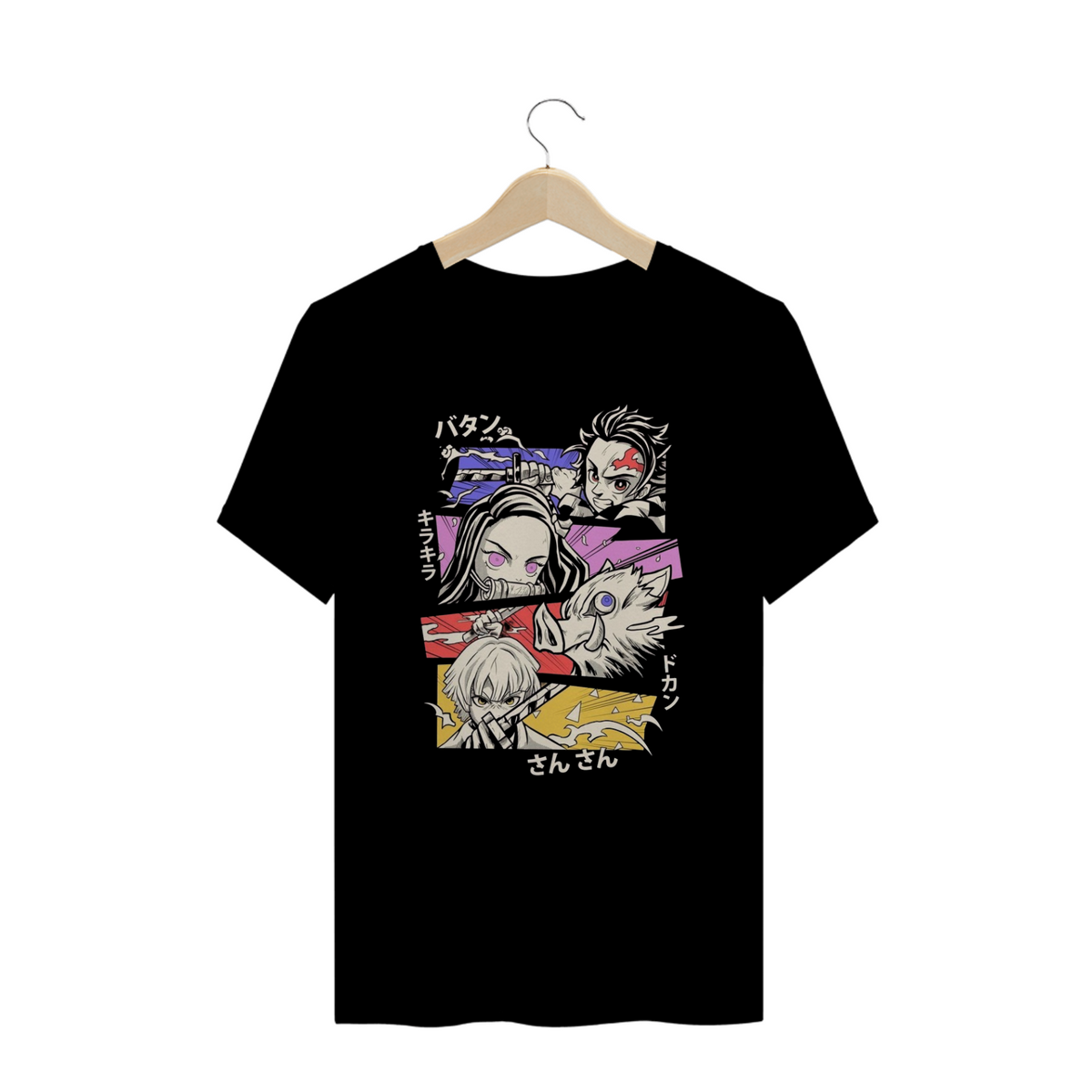 Nome do produto: Camisa T-shirt Plus Size -  Kimetsu no Yaiba