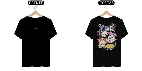 Camisa T-shirt Premiun - Kimetsu no Yaiba