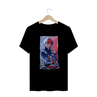 Camisa T-shirt Plus Size - Todoroki (My Hero Academia)