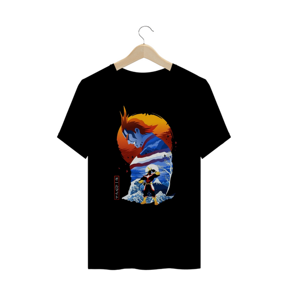 Camisa T-shirt Plus Size - All Might (My Hero Academia)