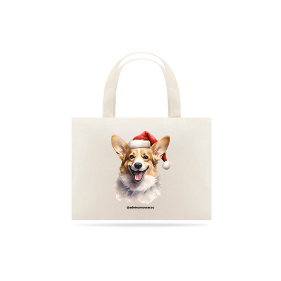 Ecobag Natal - Corgi