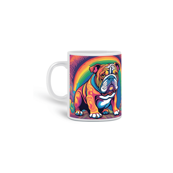 Caneca Bulldog Inglês Color