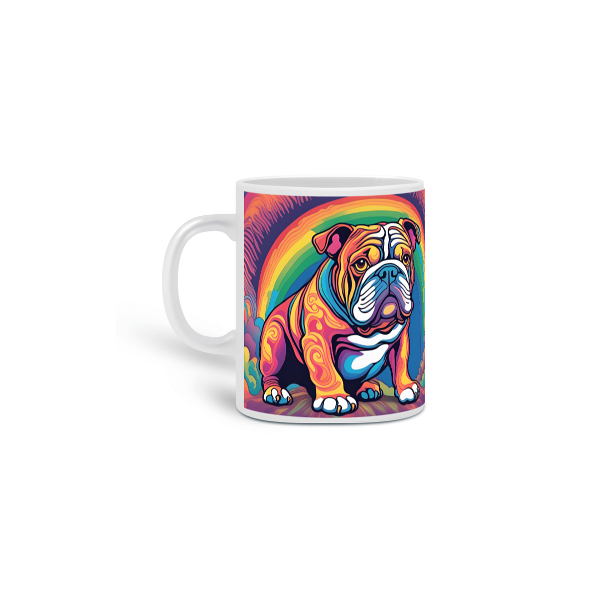 Nome do produto: Caneca Bulldog Inglês Color