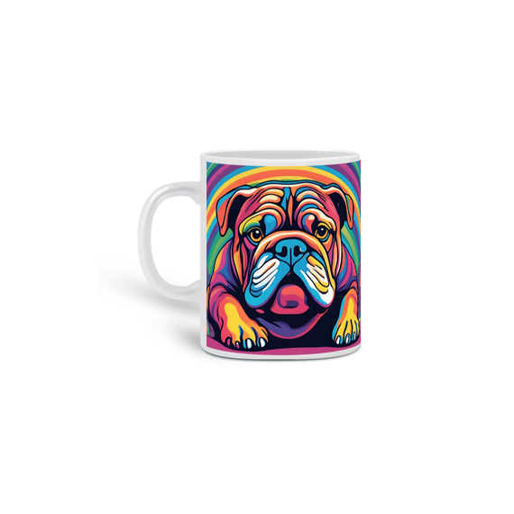 Caneca Bulldog Inglês Color (ii)