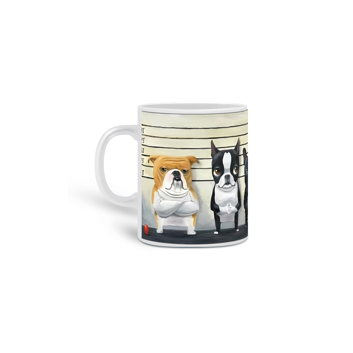 Nome do produto: Caneca Cães Criminosos