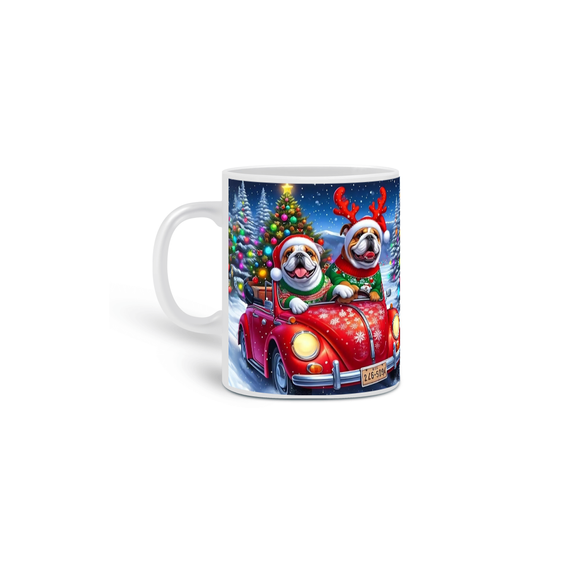 Caneca Natal - Fusca