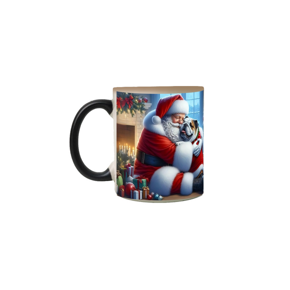 Caneca Mágica - Bulldog Inglês Noel