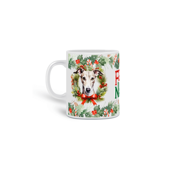 Caneca Natal - Whippet