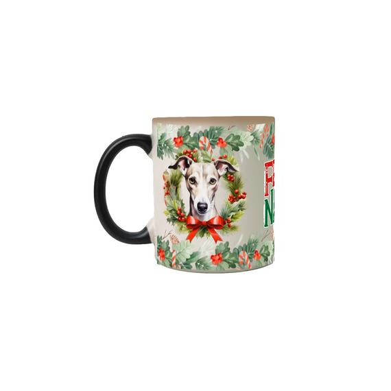 Caneca Mágica Natal - Whippet