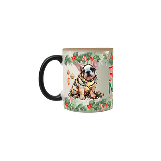 Nome do produtoCaneca Mágica Natal - Bulldog Francês