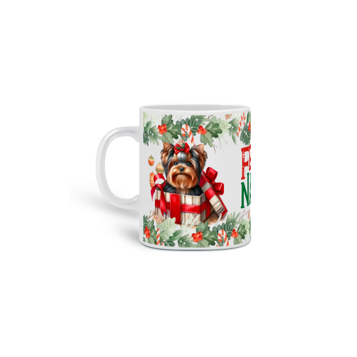 Nome do produto: Caneca Natal - Yorkshire