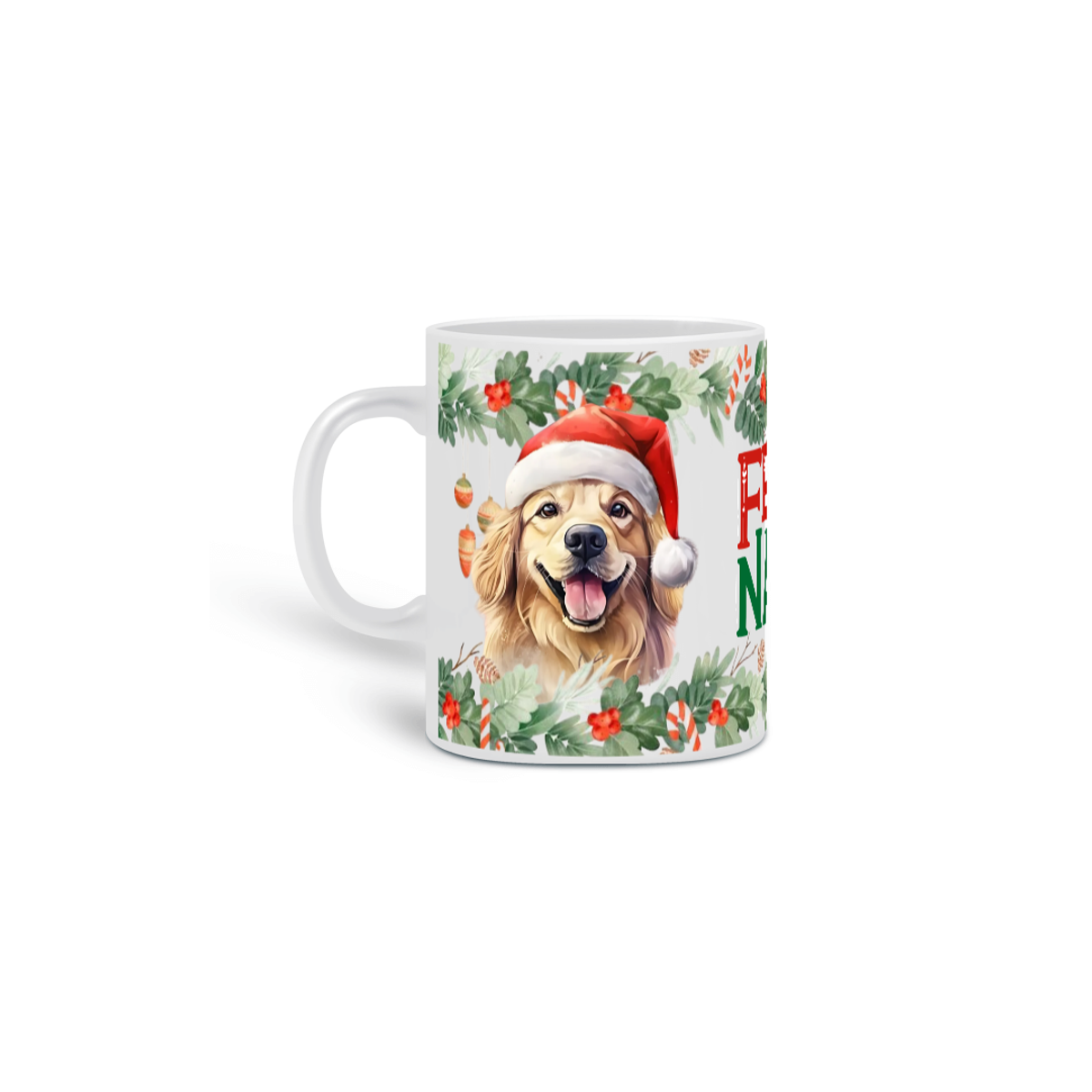 Nome do produto: Caneca Natal - Golden