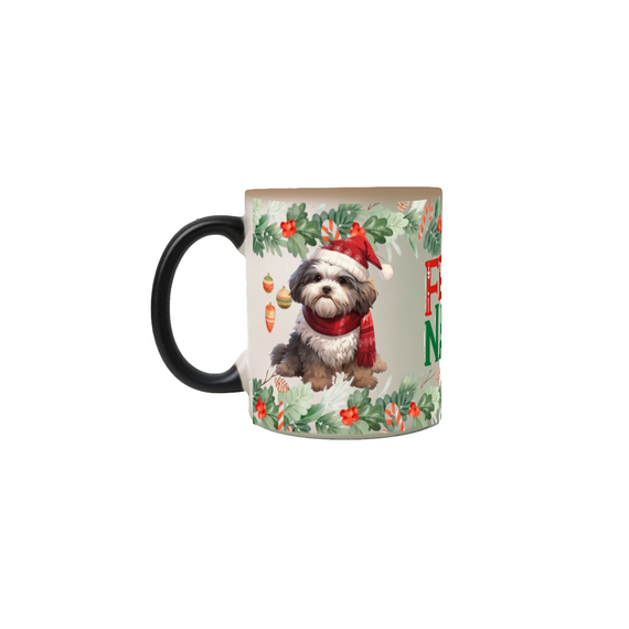 Caneca Mágica Natal - Shih Tzu