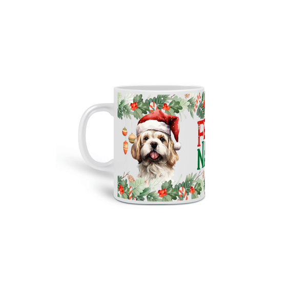 Caneca Natal - Lhasa Apso