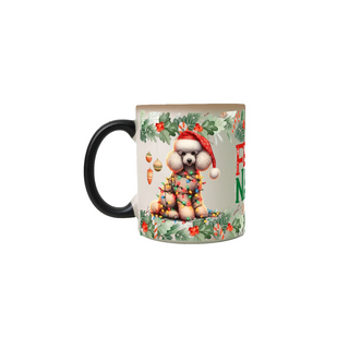 Nome do produtoCaneca Mágica Natal - Poodle (II)