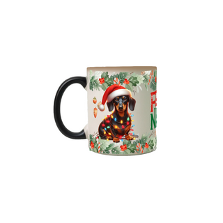 Nome do produtoCaneca Mágica Natal - Dachshund