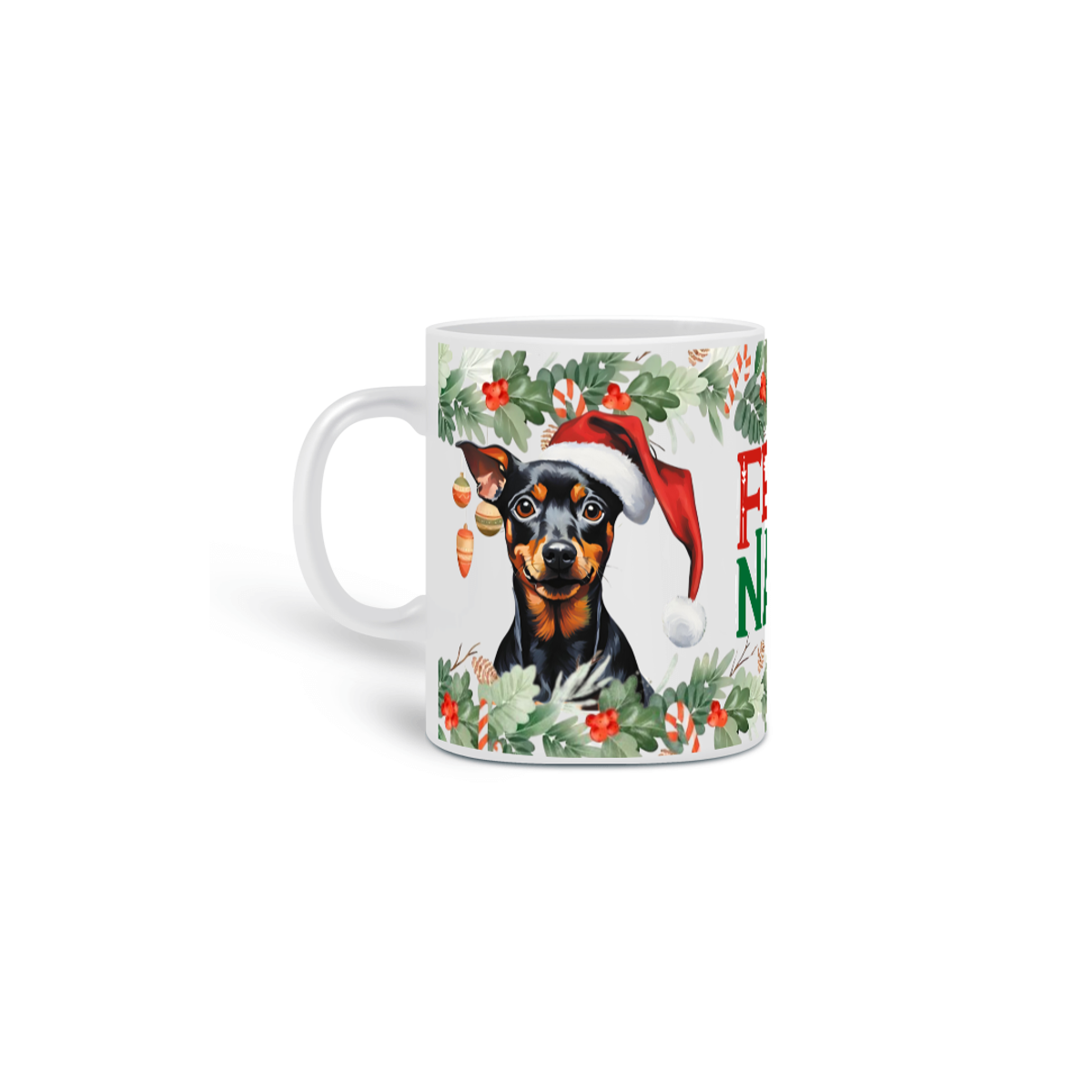 Nome do produto: Caneca Natal - Pinscher