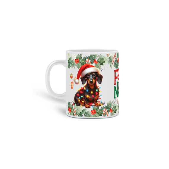 Caneca Natal - Dachshund