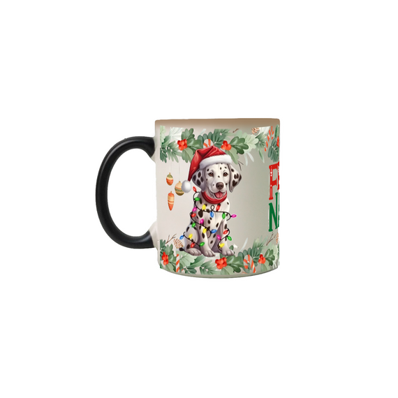 Caneca Mágica Natal - Dálmata