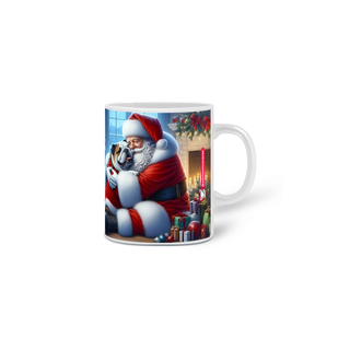 Nome do produtoCaneca Natal - Bulldog Inglês Noel