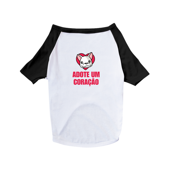 T-shirt Pet - Adote um Coração