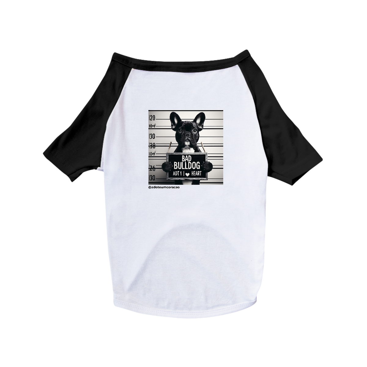 Nome do produto: T-shirt Pet - Bad Bulldog Francês