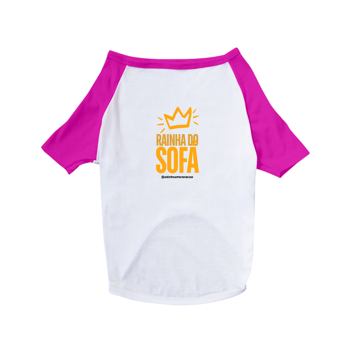 Nome do produto: T-shirt Pet - Rainha do Sofá