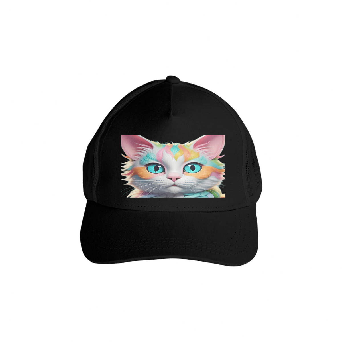 Nome do produto: Boné gato arco iris
