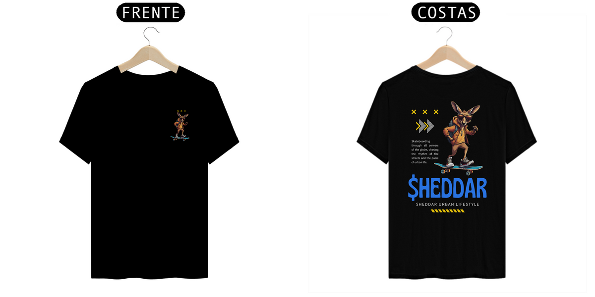 Nome do produto: Camiseta Sheddar-Skate
