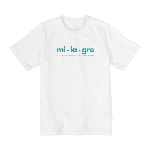 Camiseta Infantil Masculina Redeemer Milagre