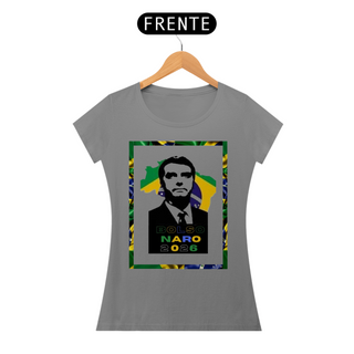 T-shirt Fem. bolsonaro moldura