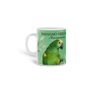 Caneca Papagaio-verdadeiro - Coleção Animais Resgatados