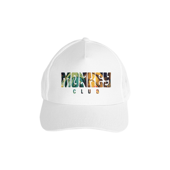 Boné Americano Monkey Club Logo Original Melt