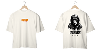 Camiseta Oversized Monkey Club Wanted - Costas