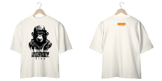 Camiseta Oversized Monkey Club Wanted - Frente
