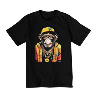 Camiseta Infantil Monkey Club Mc Chimpa