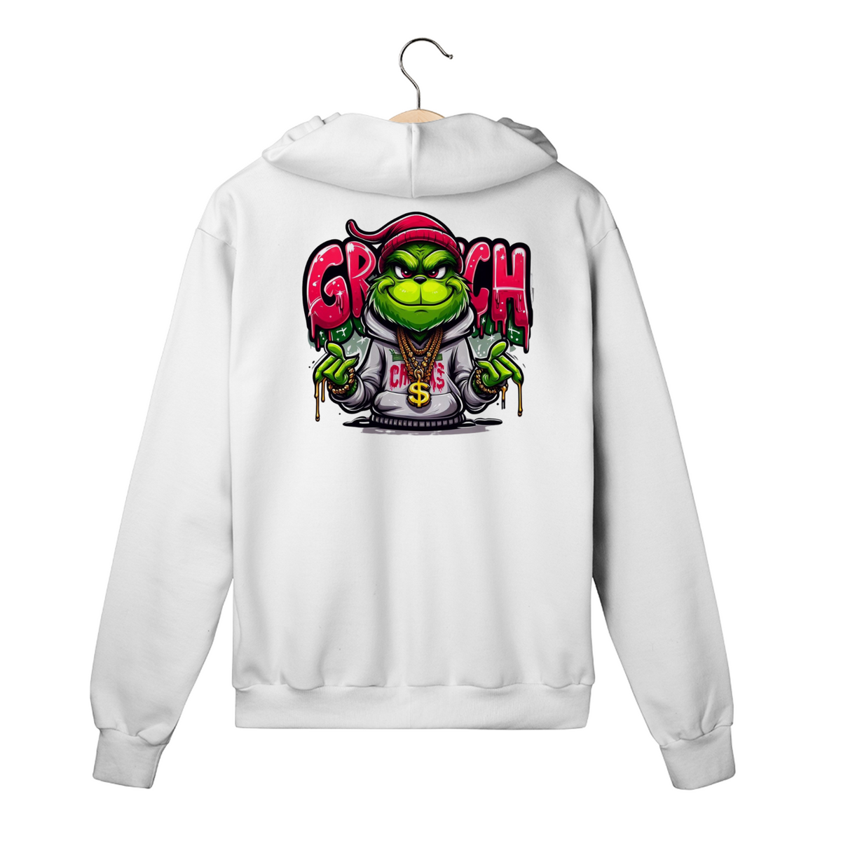 Nome do produto: Moletom com Zíper - Grinch 