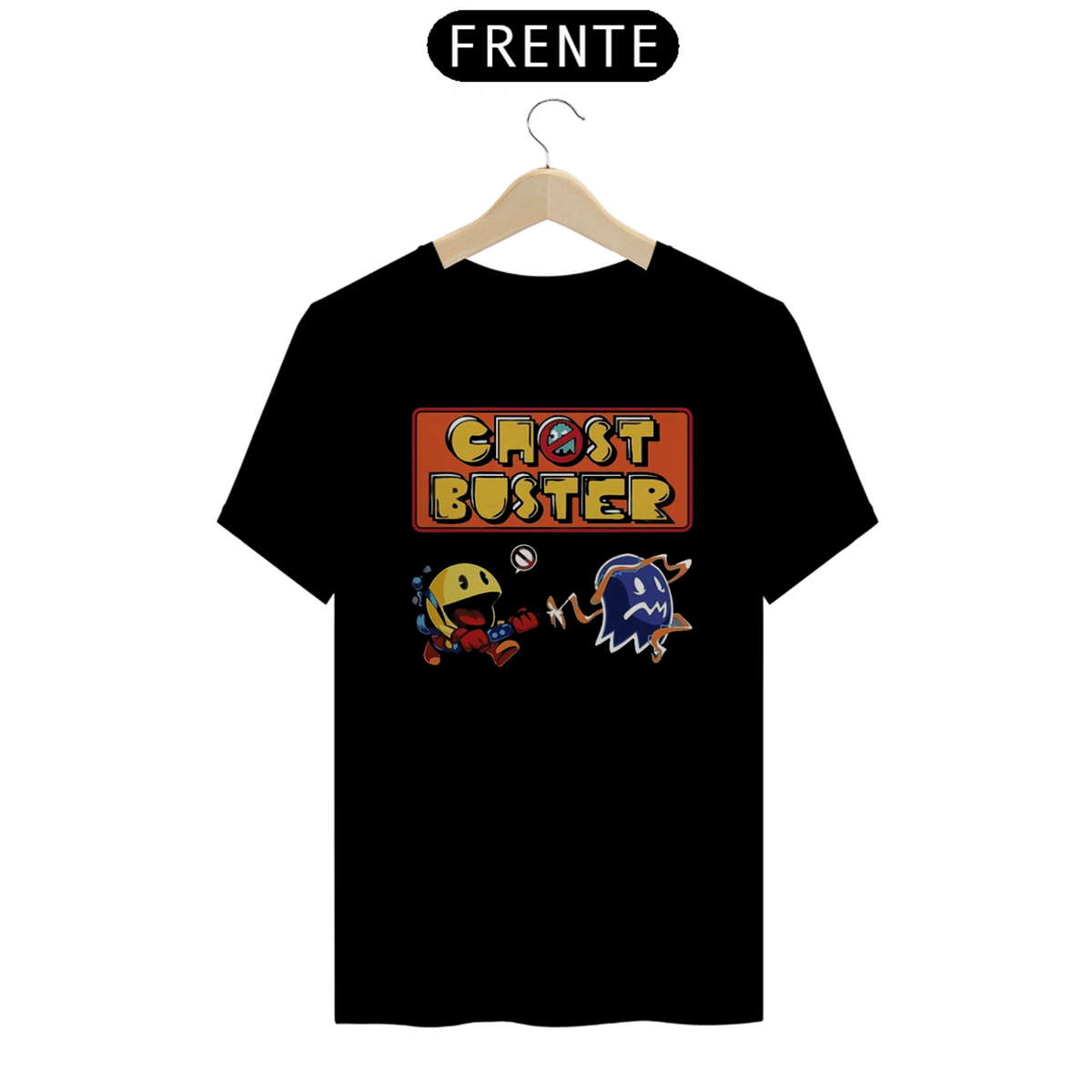 Nome do produto: Camiseta Pac-man Ghost Buster