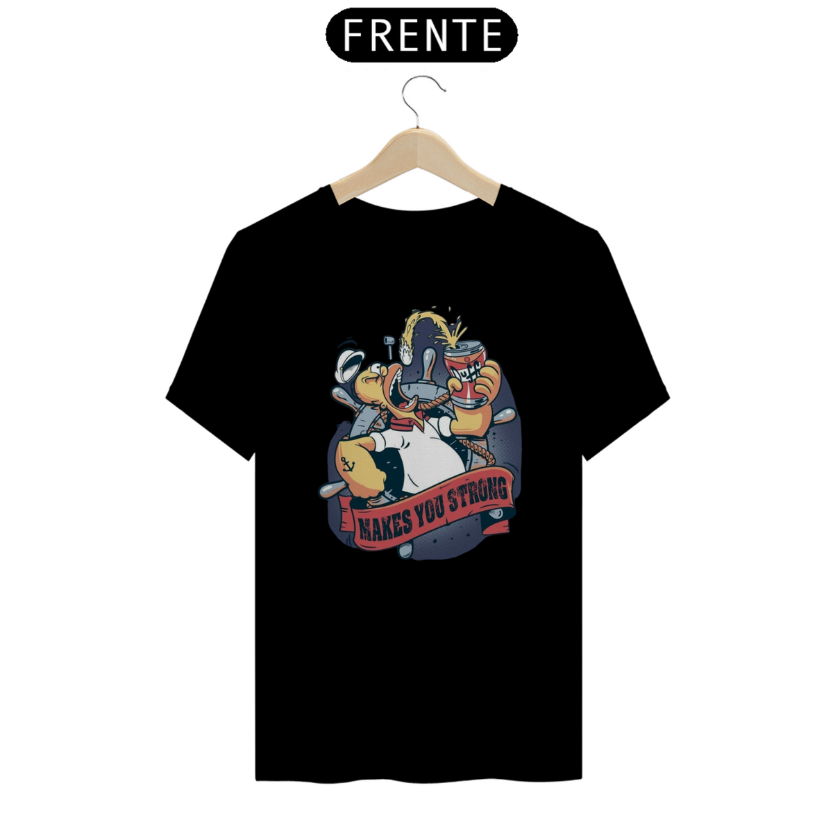 Nome do produto: Camiseta - Homer Popeye 