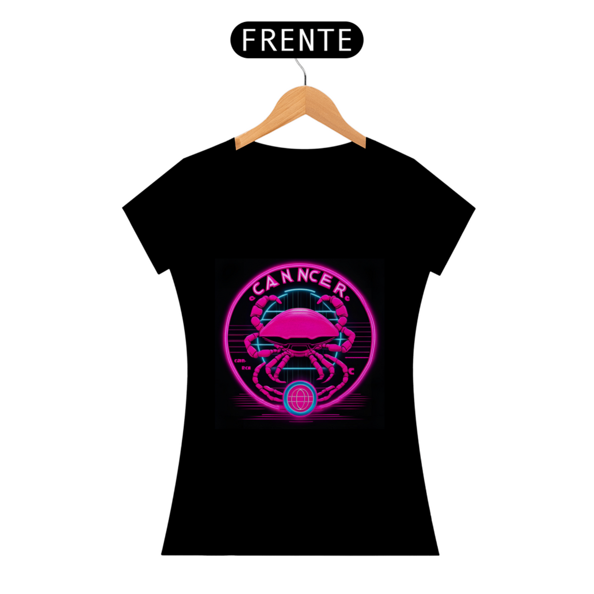 Nome do produto: Camiseta Feminina Signo de Câncer
