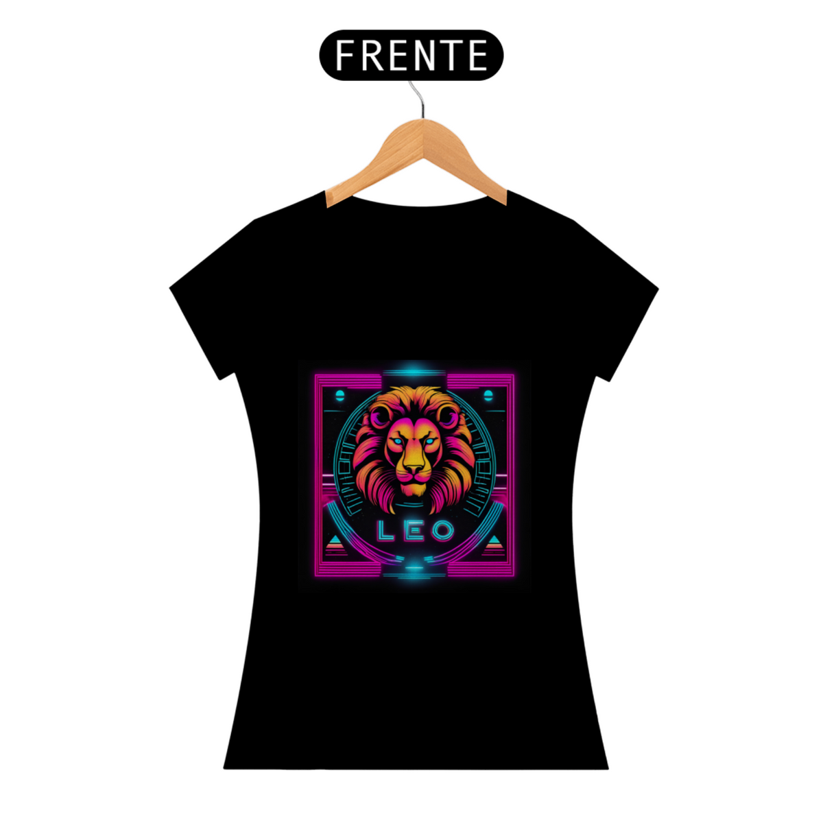 Nome do produto: Camiseta Feminina Signo de Leão