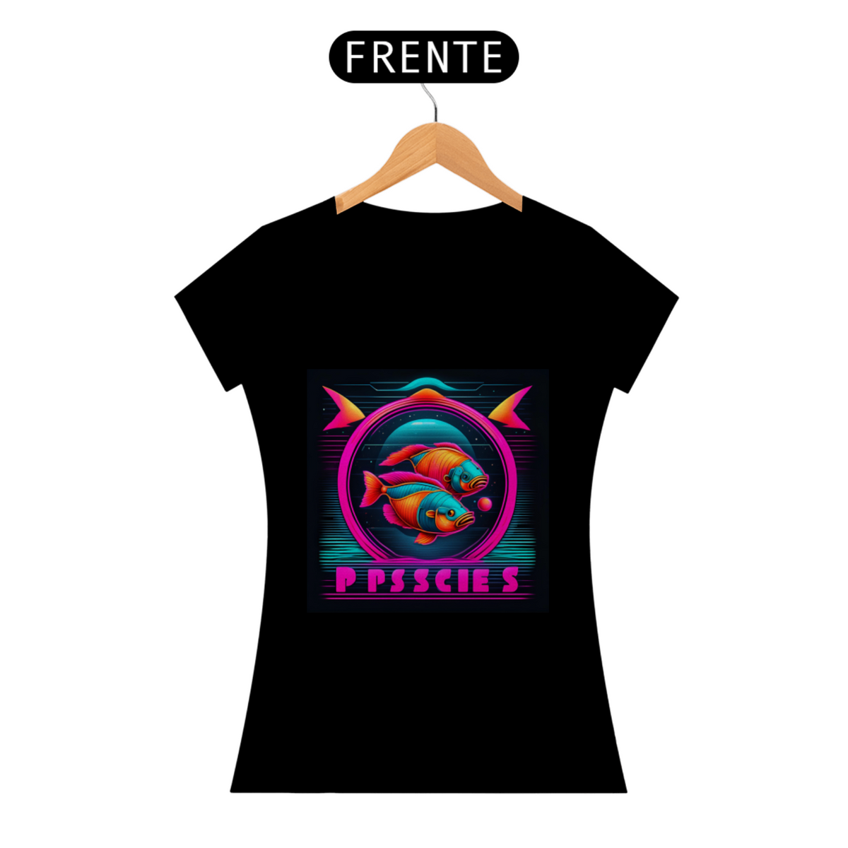 Nome do produto: Camiseta Feminina Signo de Peixes