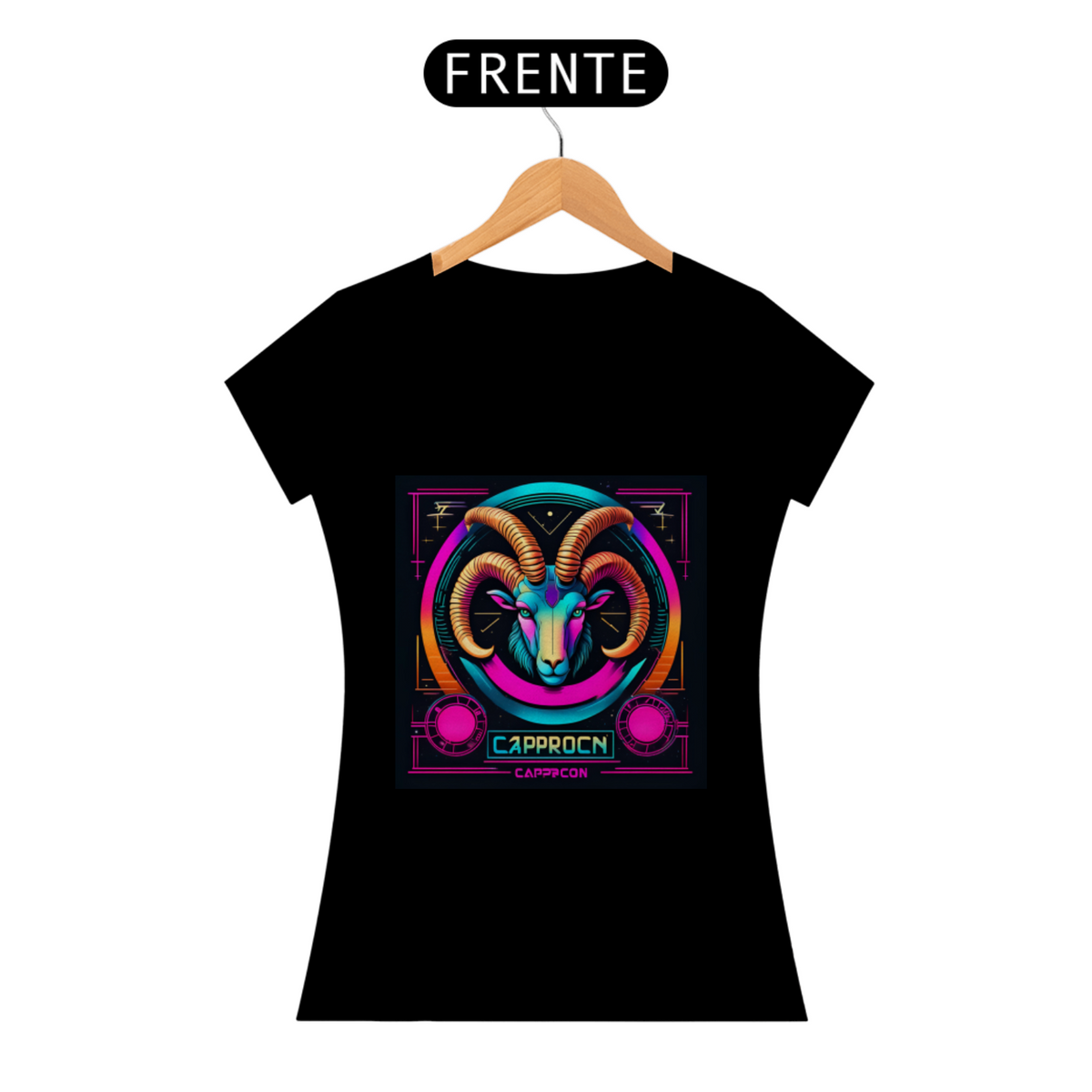 Nome do produto: Camiseta Feminina Signo de Capricórnio