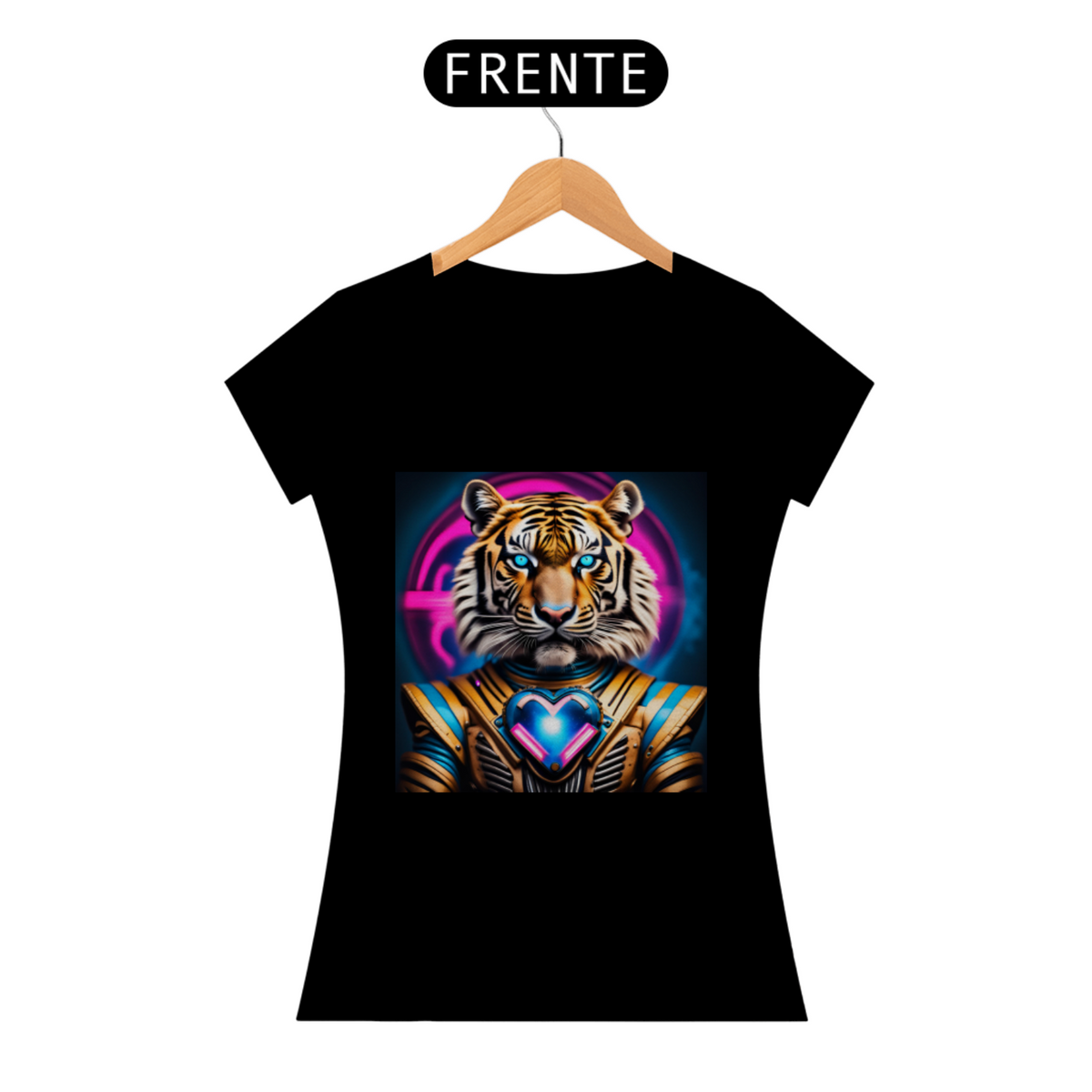 Nome do produto: Camiseta Feminina Guardião Tigre Estelar